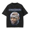 Cinnabron Funny Meme T Shirt Hip Hop Washed Short Sleeve Oversize T-Shirt Cool Men Women Tops Streetwear Summer Tops Tees