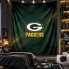 Wall Hanging Tapestry Green Bay Packers Print Cloth for Living Room Bedroom Home Decor
