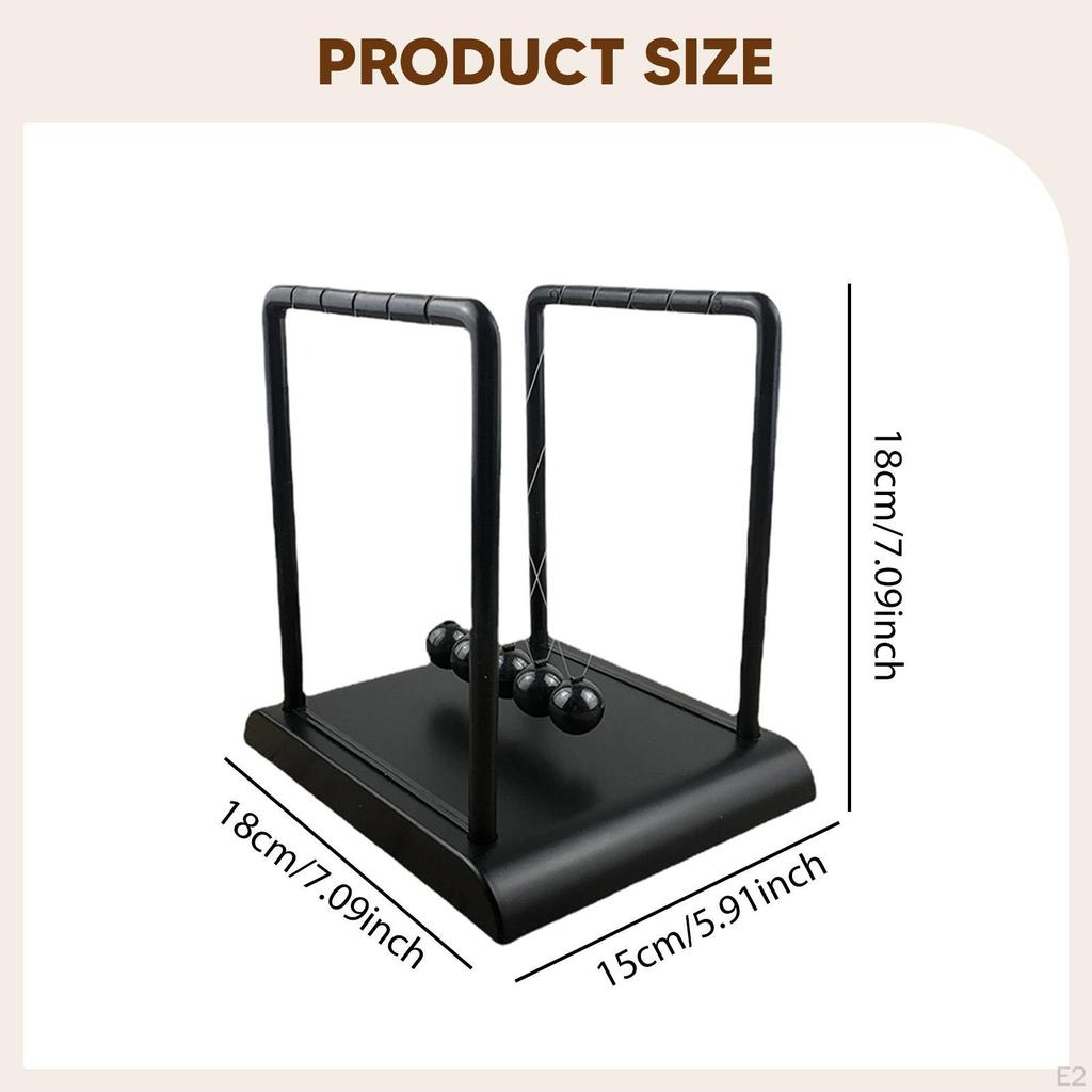 Newton's Cradle Pendulum Balls Fantastic Movement for Desktop Living Room