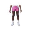 Logo Jacquard Lace-Up Mid-Rise Casual Shorts Kids Shorts Laser-Purple Red 45A771-P5D