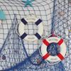 Wall Ornament Life Buoy Foam Aboard Nautical Life Lifebuoy Ring Boat Wall Hanging Mediterranean Style Home Decoration