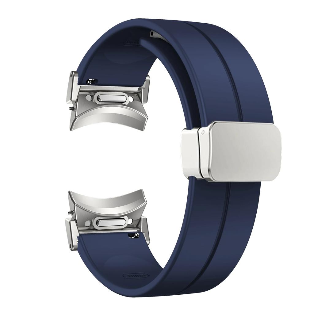 Magnetic Silicone Strap for Samsung Galaxy Watch7 6 44mm 40mm Sport Watchband 20mm Band Bracelet Galaxy Watch 6Classic 43mm 47mm