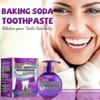 Jaysuing Blueberry Passion Fruit Brightening Teeth Toothpaste - Baking Soda Pressed Oral Care |