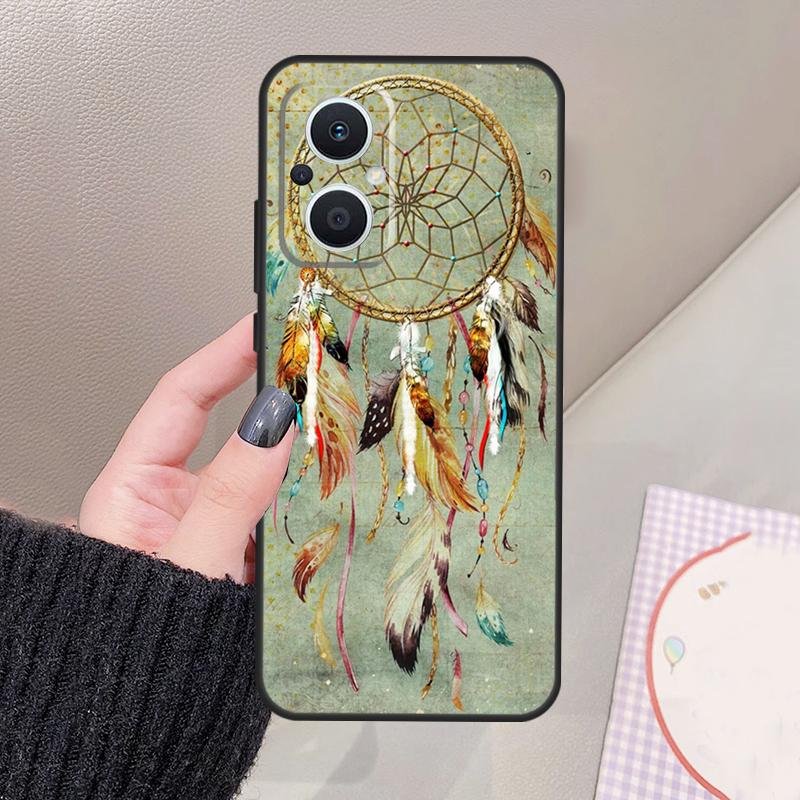 Dream Catcher Feather Wolf Funda For OPPO Reno 14 10 11 12 13 Pro 12F 11F 13F 14F 7 8 Lite OPPO Find X9 X8 X6 Pro Case