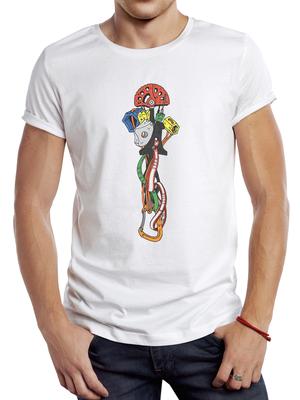 TEEHUB Flowers of Rock Climbing Men T Shirt Graphic Streetwear Short Sleeve Tops Mountain Climb