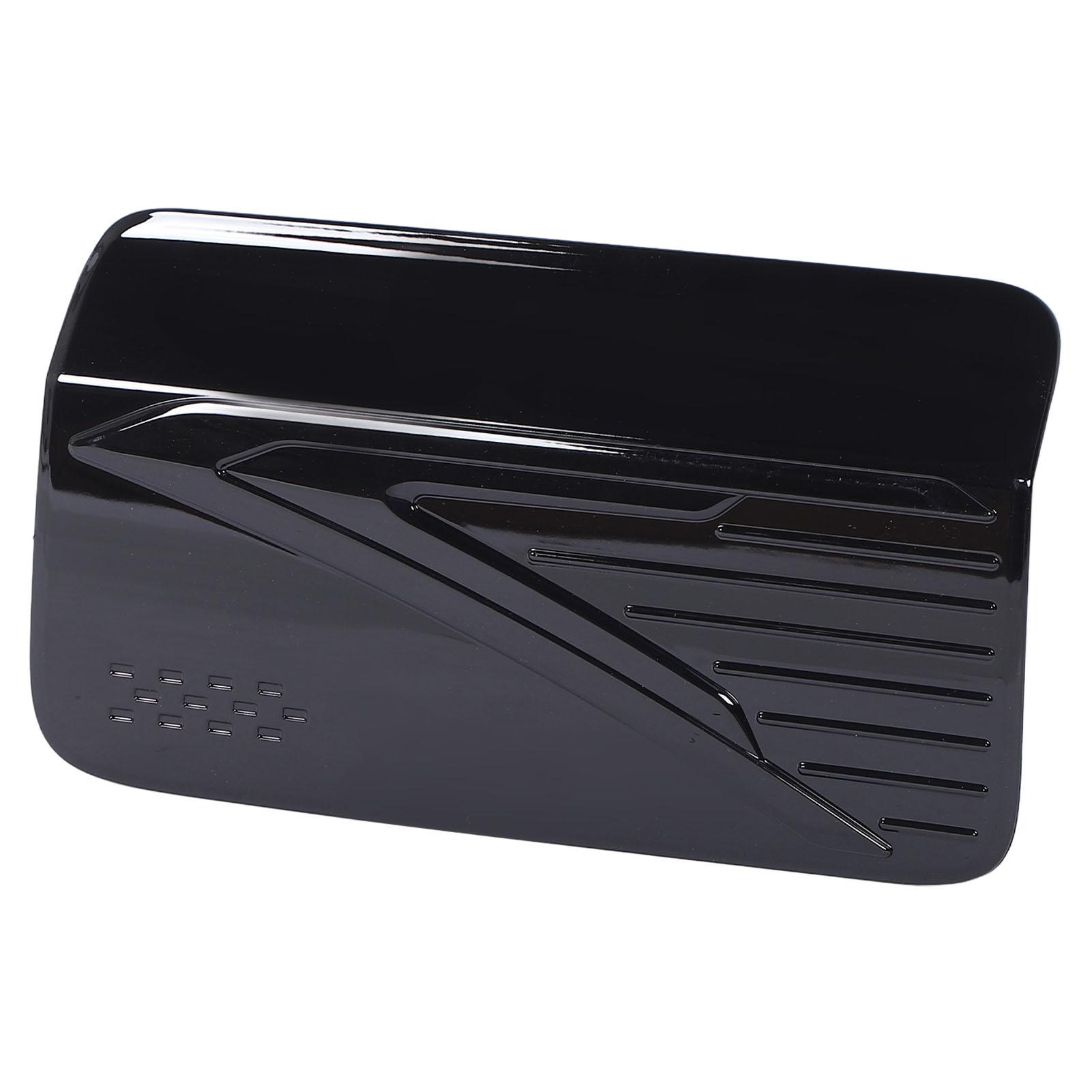 

Накладка на крышку топливного бака автомобиля, износостойкая, накладка на дверцу бензобака, декоративная наклейка для Triton L200 2023 2024, карбон Glossy black