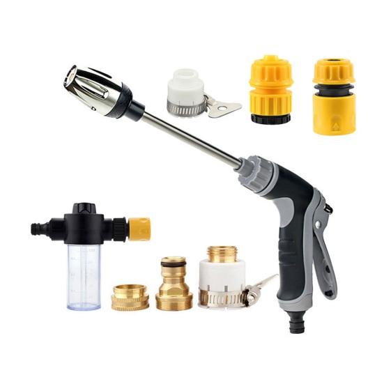 Car Cleaning Pressure Washer Metal Extension Pole Adjustable Nozzle Garden Faucet Pressure