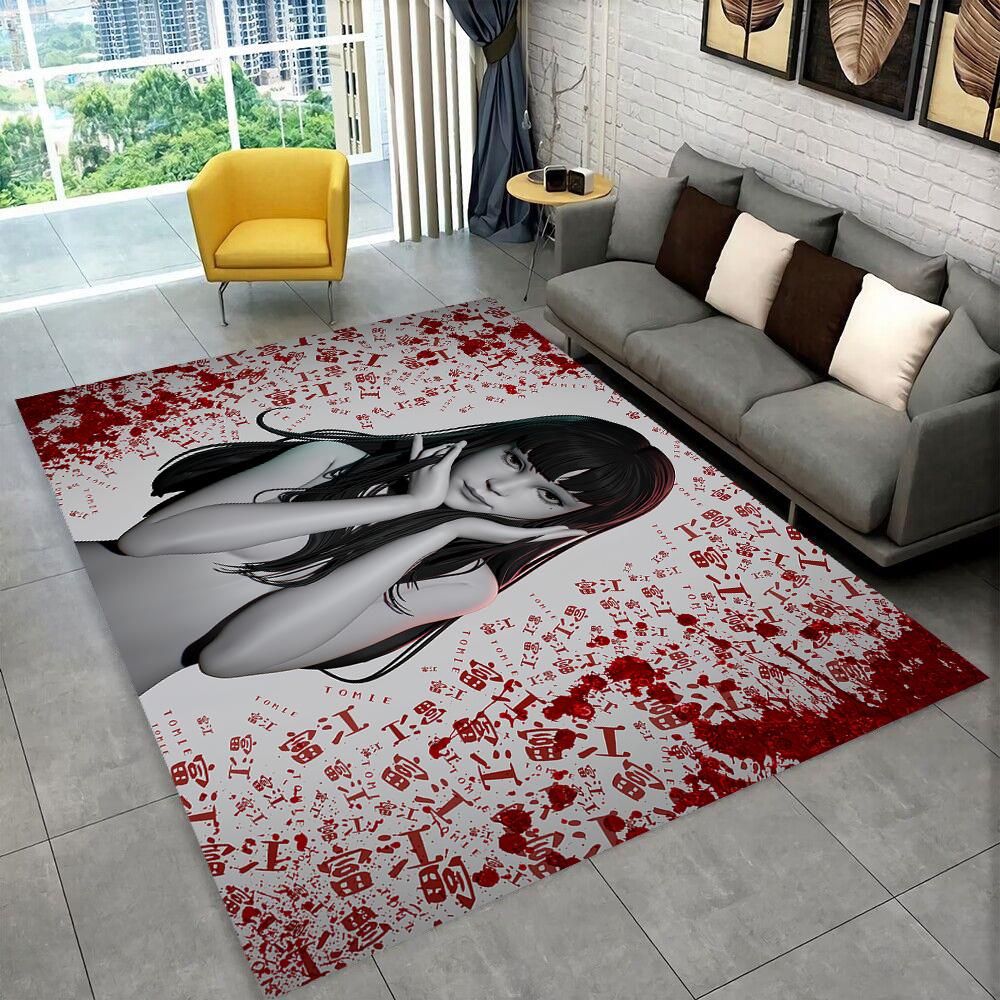 Horror Ito Tomie Kawakami Duch Kreskówkowy Dywanik Dywan do Salonu Sypialni Wystrój Domu, Dekoracja na Sofę Wycieraczka