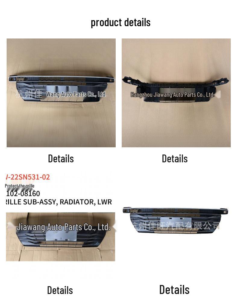 2022 Toyota Sienna Front Bumper Lower Grille 53102-08160