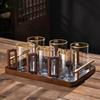 Handun High Borosilicate Glass Cup Set with Wooden Handle