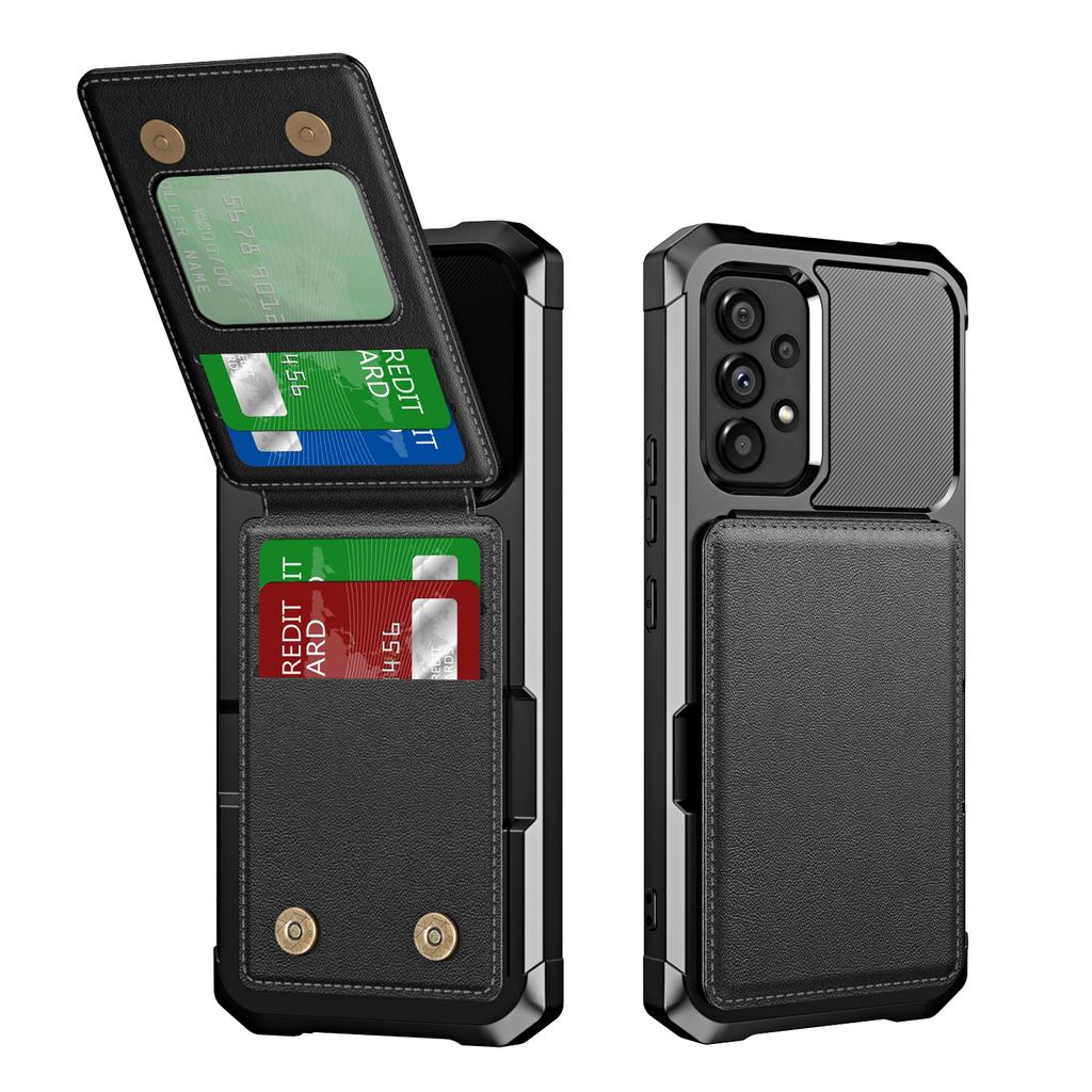 Wallet Case Card Holder Slot Leather Phone Case for Samsung S25 Edge S24 FE S23 Ultra S22 Plus A56 A36 A26 A16 A55 A35 A25 A15