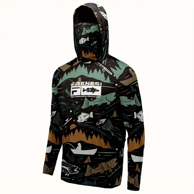 PELAGIC Men s Lightweight Ice Silk Fishing Hoodie with Sun Protection XL