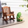 Pryskyřice Funny Frog Socha Neblednoucí Unikátní Funny Frog Socha Sculpture Desktop Dekorace