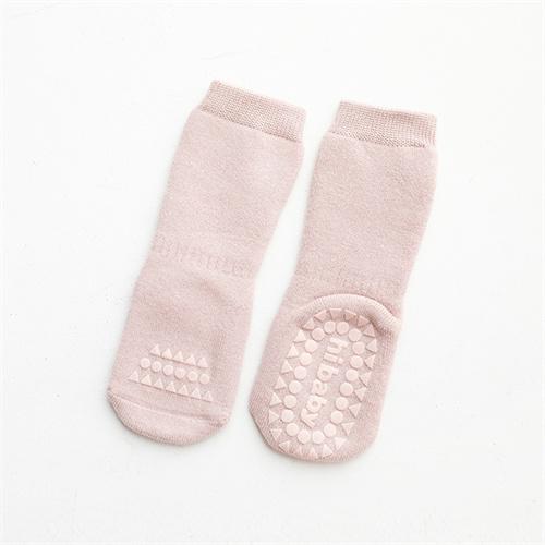 Thickened Kids Floor Socks Toddler Baby Boys Girls Pure Color Warm Non-Slip Socks Newborn Casual Cotton Socks 0-3 Y Winter New
