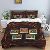 This three-piece cartoon-print (Yu-Gi-Oh!) bedding set—including one duvet cover and two pillowcases—makes for the perfect holid