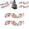 Charming Christmas Ribbon Versatile Soft Fabric For Elegant Gift Wrapping And Decor