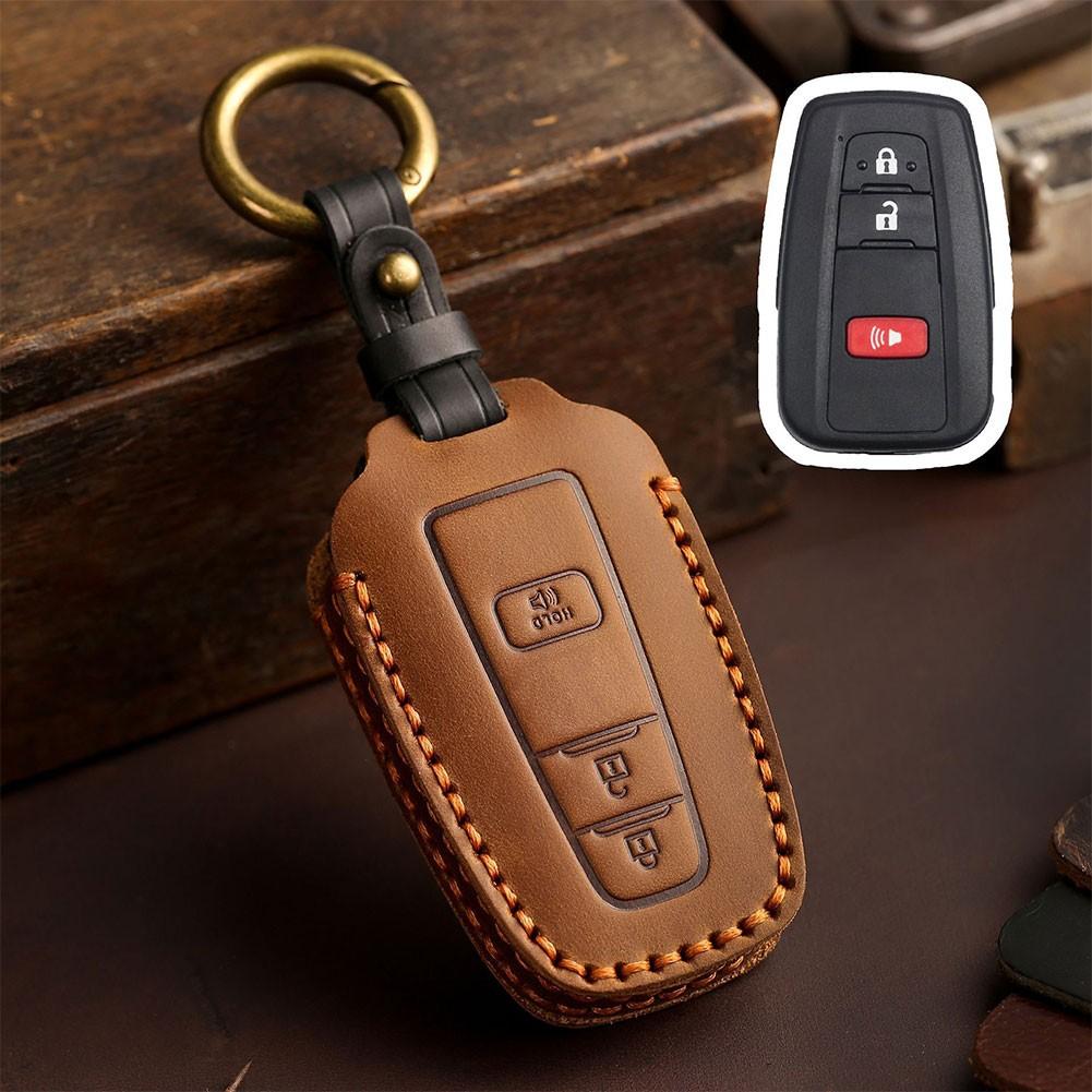 For Toyota Leather Key Case Cover for Camry For RAV4 For CHR Highlander