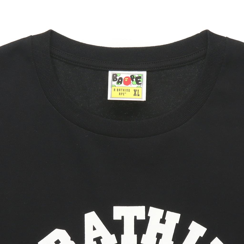 A BATHING APE Head T Shirt Unisex Black 1F30-110-001