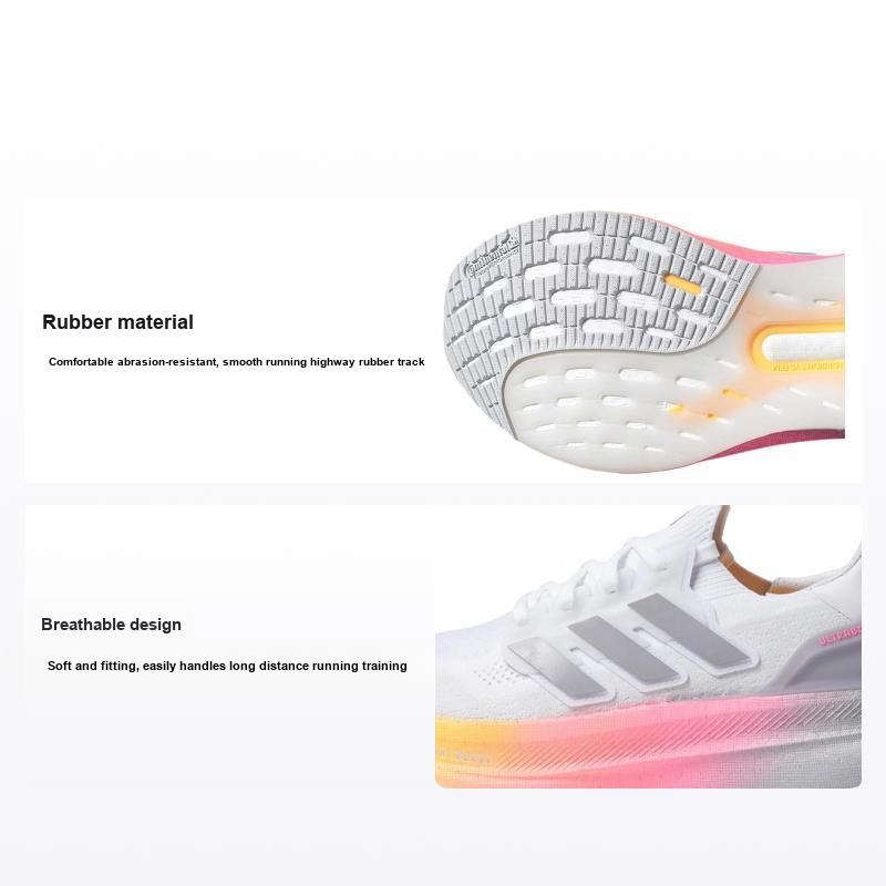 adidas UltraBoost 5 White Lucid Pink Мужские кроссовки Cloud-White Glory-Grey ID8810 40