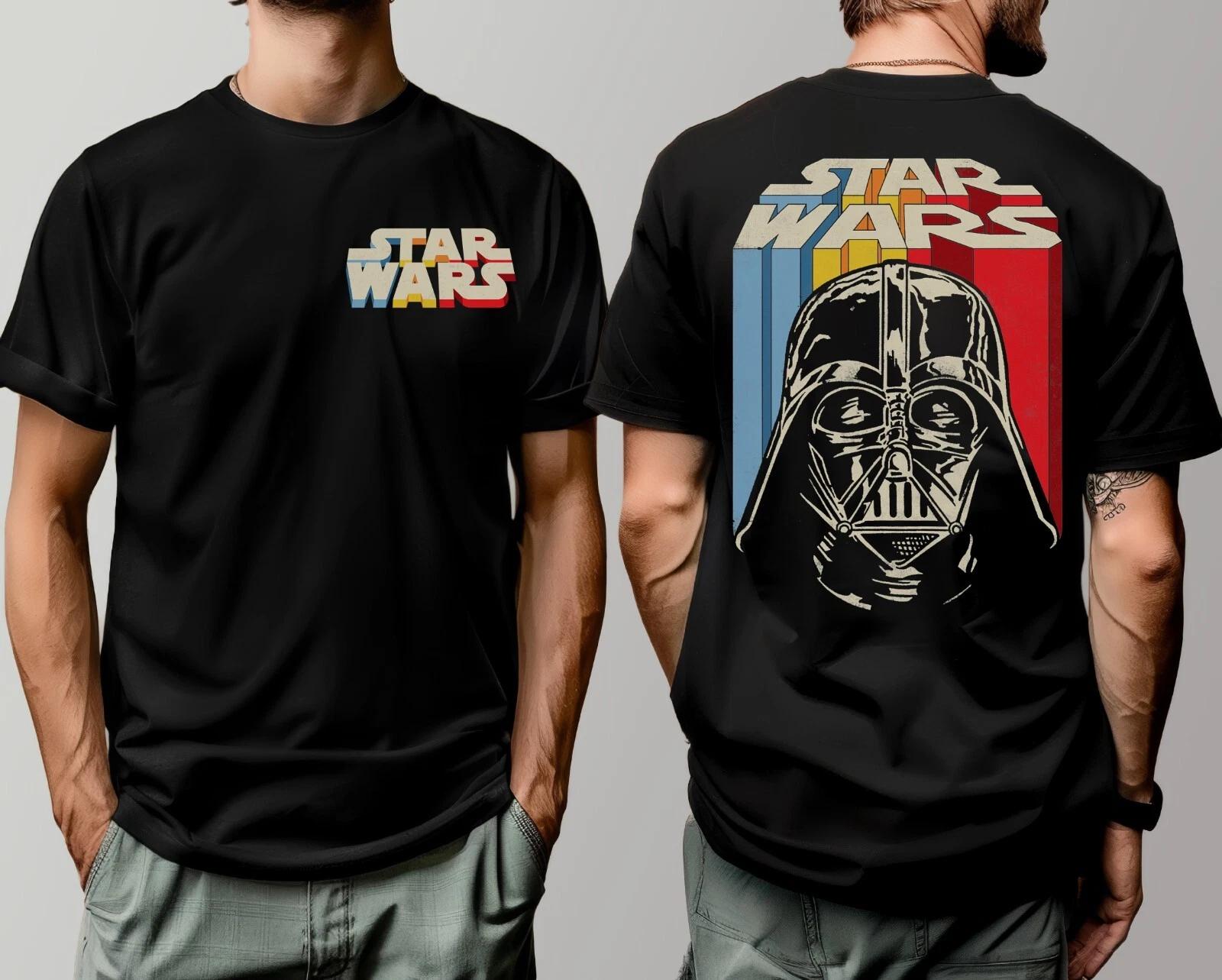 Двусторонняя футболка Star Wars Day Дарт Вейдер Да пребудет с тобой Унисекс для Взрослых и Детей M