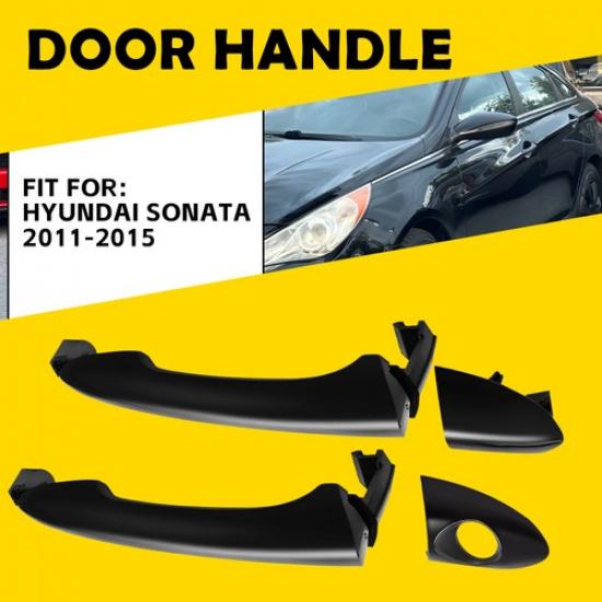 2X Внешняя ручка двери передняя левая+правая для 2011 12 2013-2015 Hyundai Sonata EXV