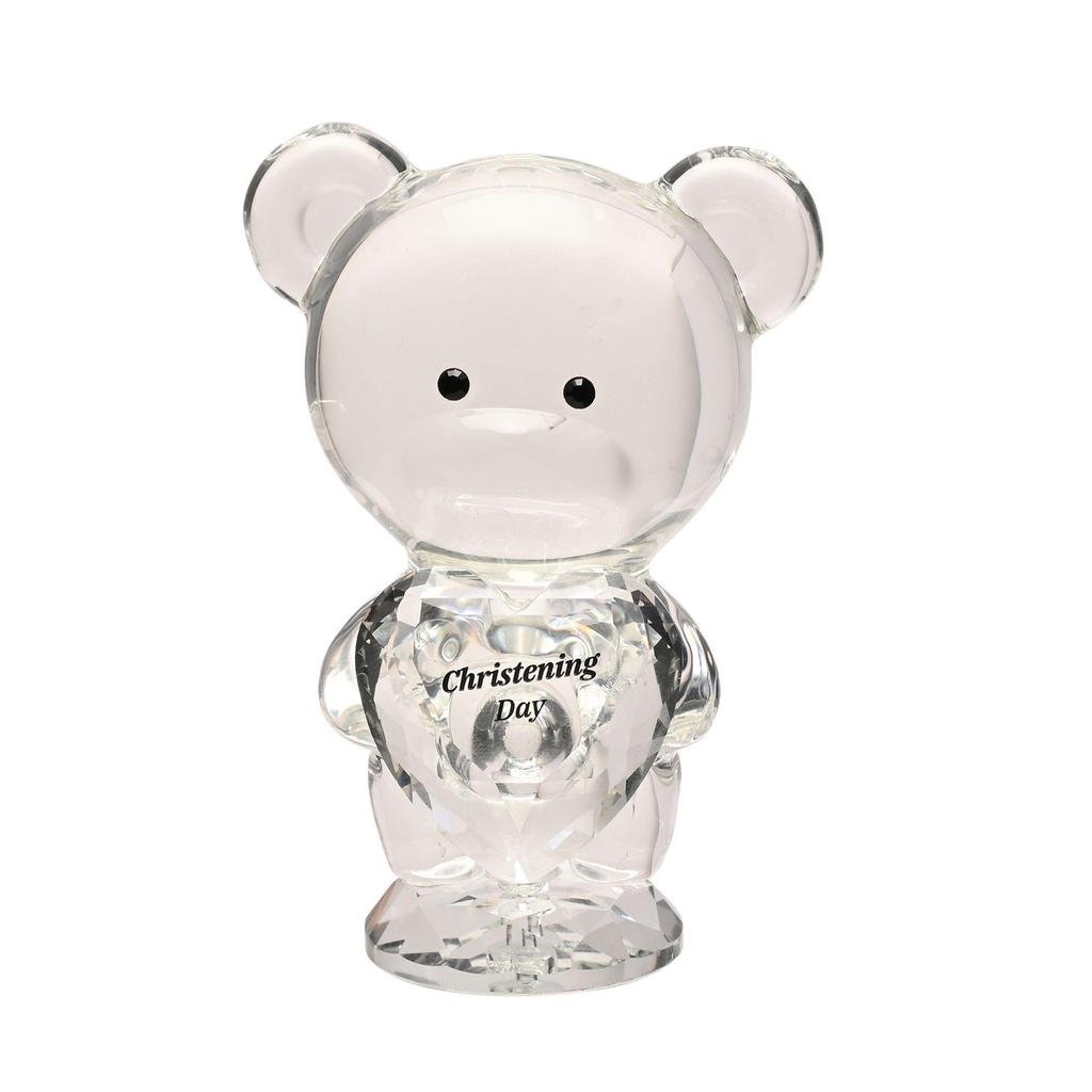 Crystocraft Crystal Bear - Christening Day