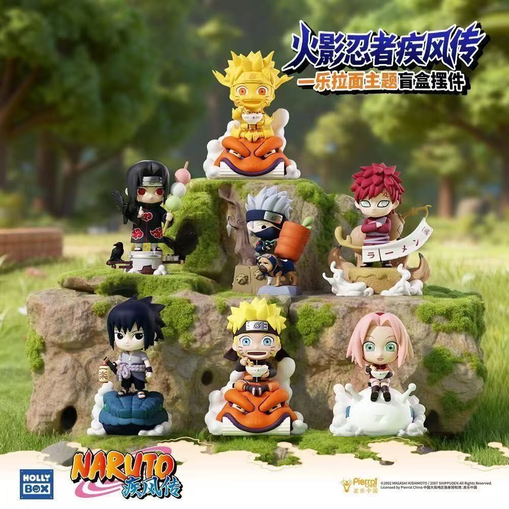 Spot Langbowang Original Neu Naruto Shippuden Ichiraku Ramen Blind Box Figur Desktop Dekoration Sammlerstück Geschenk Für Anime Fans