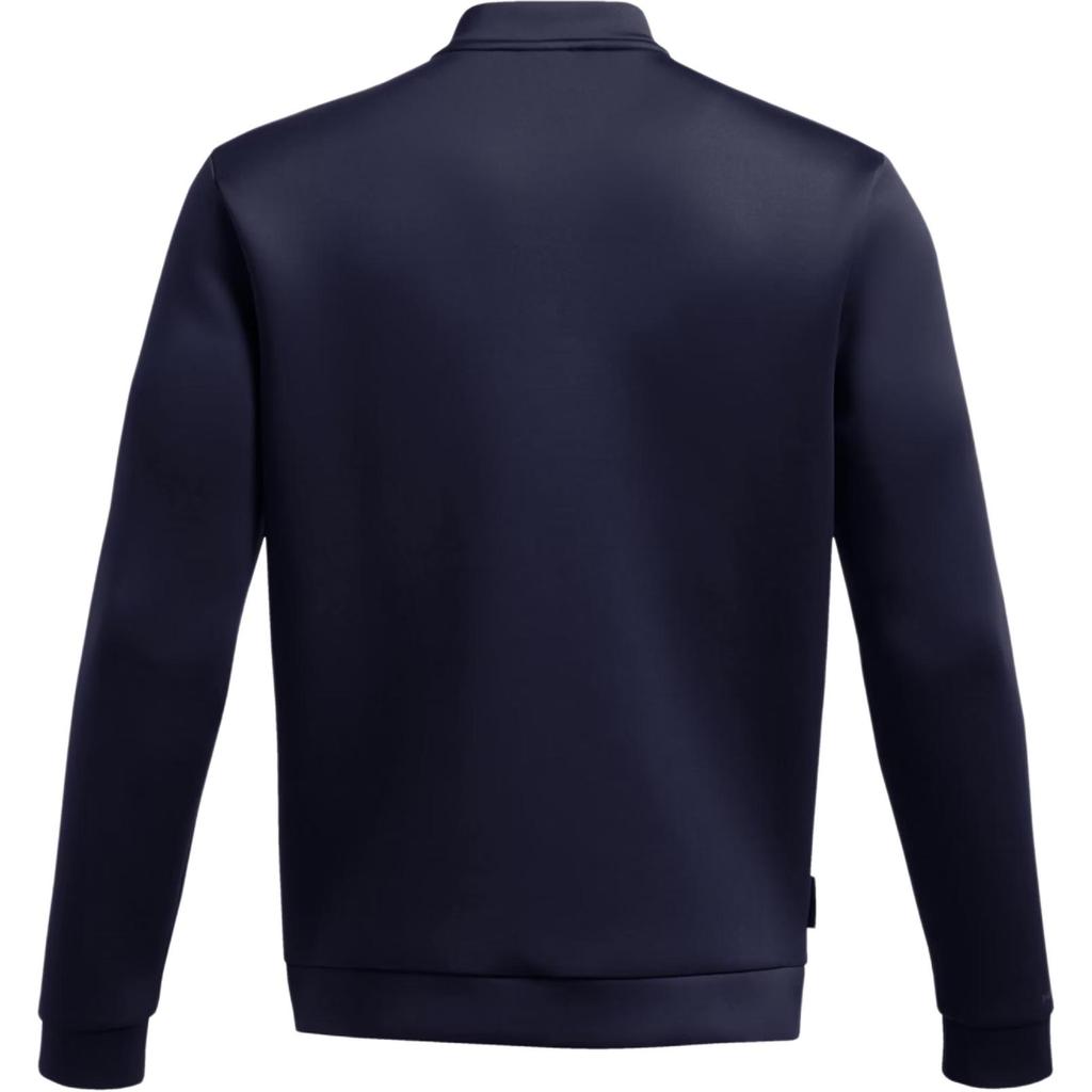 Under Armour Drive Pro Storm FW24 Hybrid Locker Wasserdicht Warm Reißverschluss Langarmjacke Herrenjacke Midnight-Navy Metallic-Silver 1387117-410