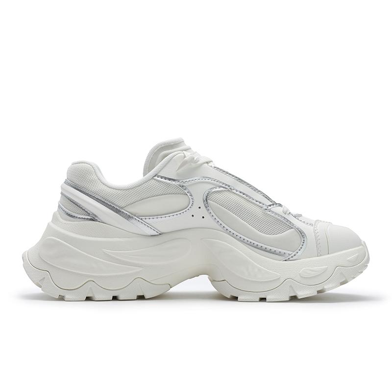 Fila Sofia 4 Lux Buty w jodełkę Proste Codzienne Wygodne Wszechstronne Codzienne Modelujące Niskie Buty do biegania Damska sneakers Śnieżnobiałe F12W521114FSA