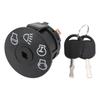 Ignition Switch 7251741 Ignition Starter Switch with 2 Keys Replacement for for Cub Cadet Mower Tractor