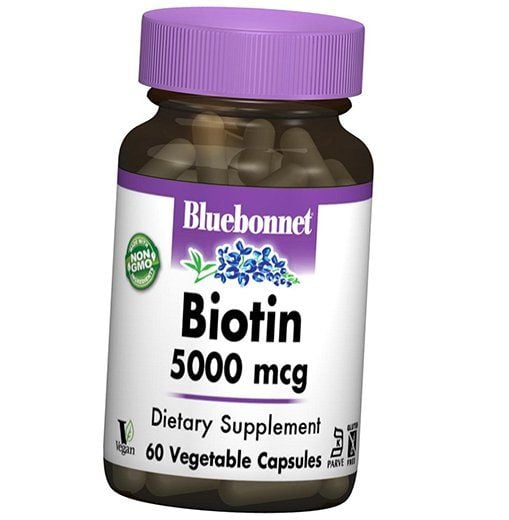 Biotin, Biotin 5000, Bluebonnet Nutrition 60 Kapseln (36393003)