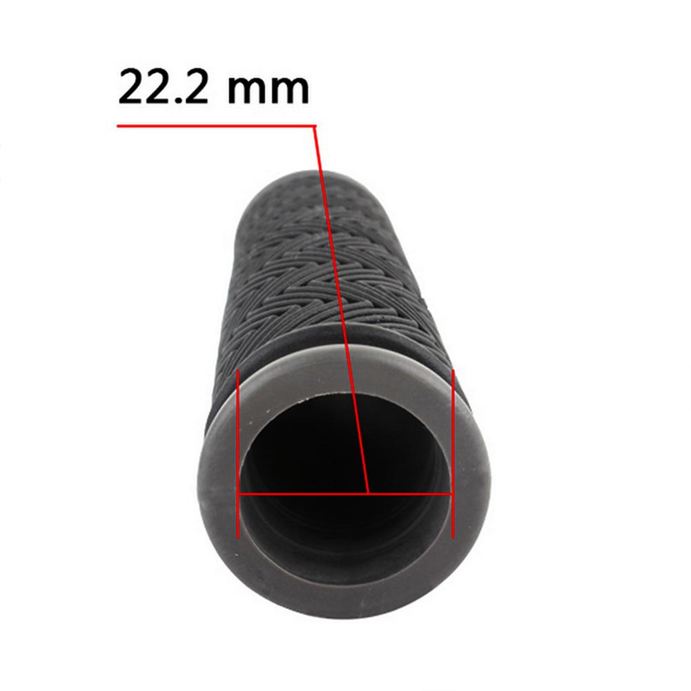 1 Pair Bike Handlebar Grip Non-slip Rubber Textured Bicycle Grip For Mountain Road Bike Parts Dropship