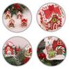 Adorable Christmas House Ornament Handmade Clay Realistic Christmas Hanging Pendants for Home Ornaments Holiday Decors