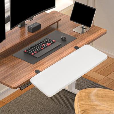 Clamp On Desk Board for Wrist Support and Keyboard Tray 50x20cm