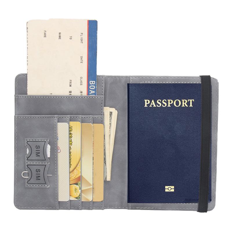 

Обложка для паспорта с картой мира, дорожный кошелек, зажим для ремня, антимагнитный зажим для нескольких карт Porta Pasaporte, эластичная лента, зажим для билетов