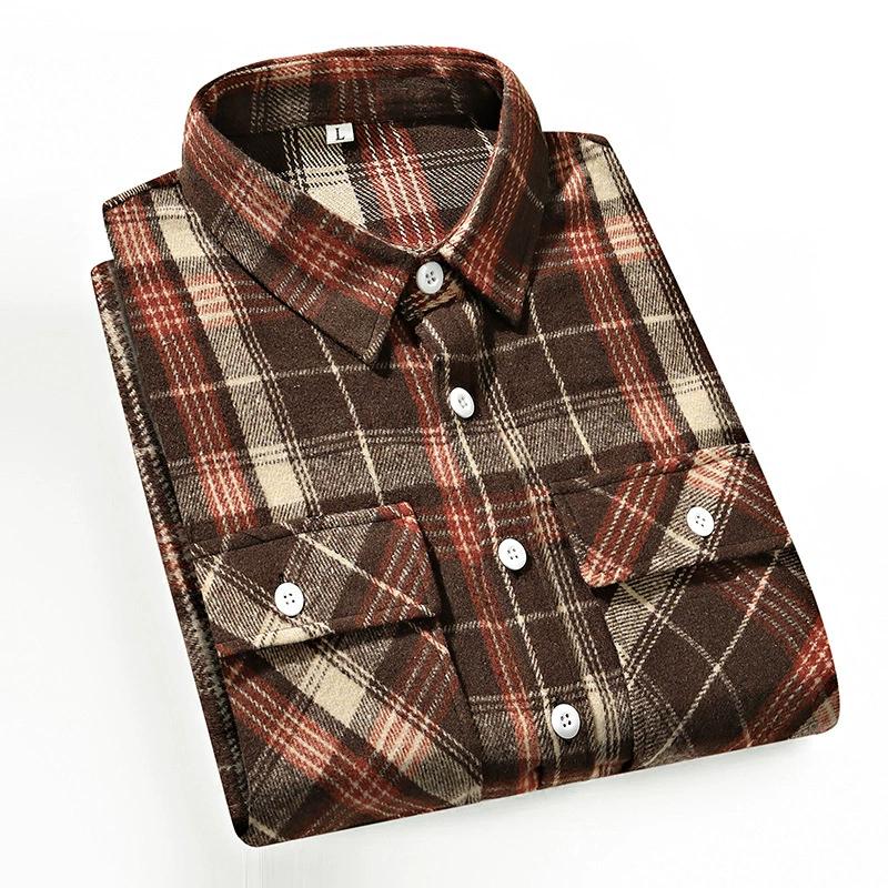 Men's Checkered Shirt with Loose Fit and Oversized Casual Floral Shirt