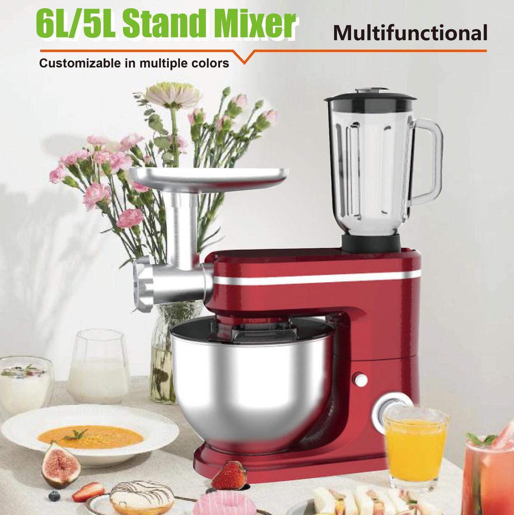 5L Multi-Functional Kitchen Mixer: Dough, Whipping, Juicing & More