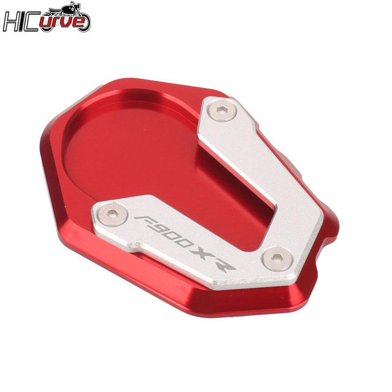 2022 Motorcycle CNC Aluminum Kickstand Enlarge Plate Pad Side Stand Motorbike For BMW F900R F900XR F900 R XR F 900R 900XR 20-23