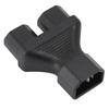 IEC320 C14 to C15 Power Adapter Professional Male To Female C14 to C15 Power Plug Adapter for Laptop Speaker Printer