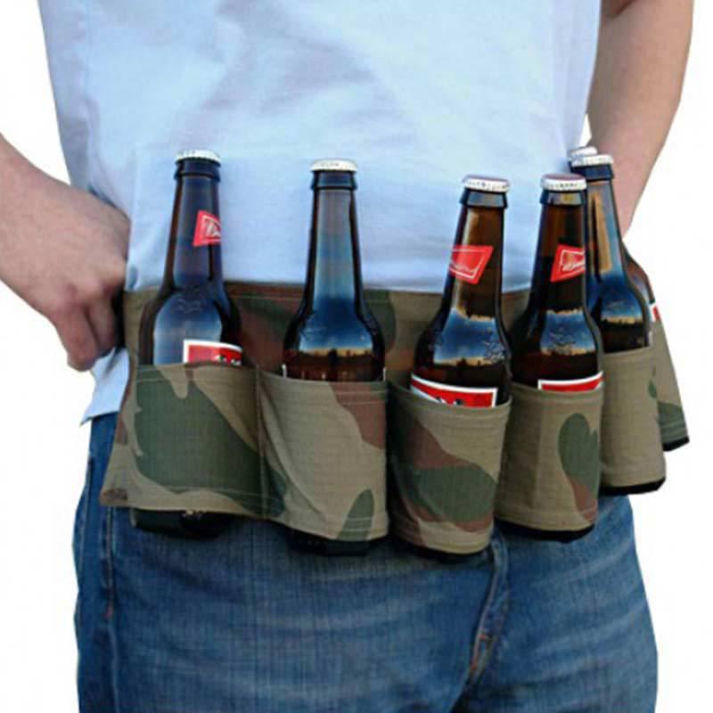 Outdoor Beverage Waist Bag - Holds 6 Cans