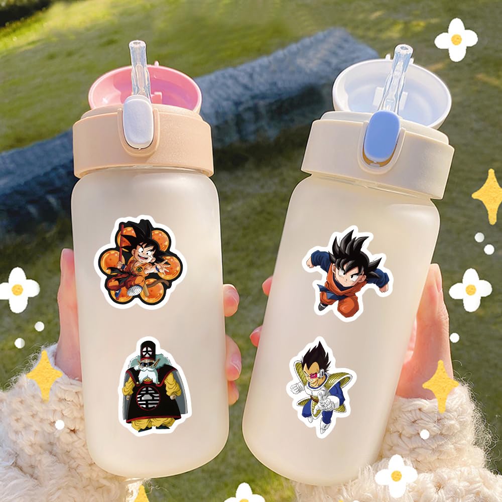 Dragon Ball Sticker Waterproof Snowboard Dragon Ball Set, 104-Piece Set, Stickers, Decals, Suitcase, High-Definition Images, Moe, Car, Bicycle,