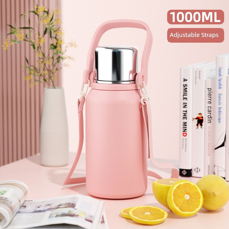 Thermos Cup, Travel Kettle, Tea Cup, Portable for Adults, Can Be Carried on the Body, Can Be Hung on the Body, and Can Be Used as a Water Bottle