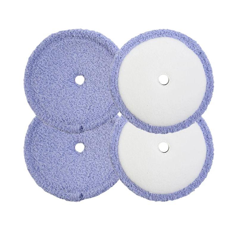 AEE2-4Pcs Washable Microfiber Mop Pads For EVERYBOT Edge RS700 RS500 Robot Replacement Accessories