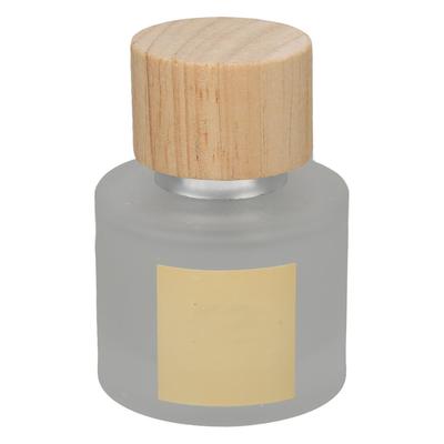 Perfumy damskie 50ml Seria Naturalna Długotrwały Lekki Aromat Drewniana Pokrywka Okrągłe Opakowanie Aluminium