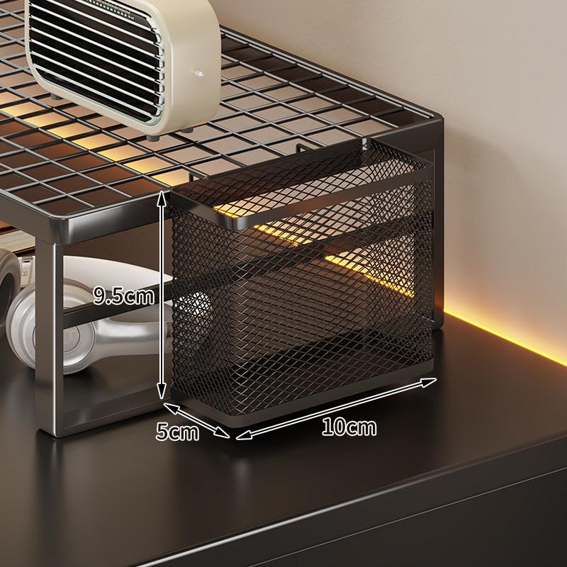 Desktop Monitor Riser Stand with Storage Shelf & Wall Mount Bracket