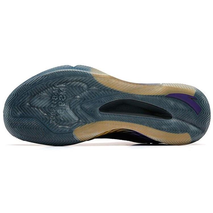 Anta RR5 Rajon Rondo 5 Non Slip Lightweight Low Top Performance Basketball Shoes Men's Black Purple 11911160R-4