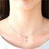 Shop and Necklace Venetian Chain Silver 925 K18 Coating Gold Metal Cross Sv04 G 45cm Cross [Jewelry M] Men's Women's