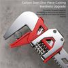 Pipe Wrench 12inch Carbon Steel Heavy Duty for Home Repair Building Project Residential Commercial Water Pipe Repair
