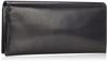 Long Wallet Buffalo Leather NH0810 Stitch 15301 [Kitamura] Men's Black/Green [Black]
