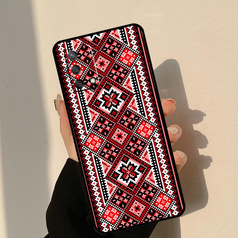 Ukraine Ornament Pattern Case For Oppo A5 Pro A6 A16 A76 A96 A17 A57 A40 A60 A80 A98 A58 A78 A18 A38 A54 A74 A94 A15